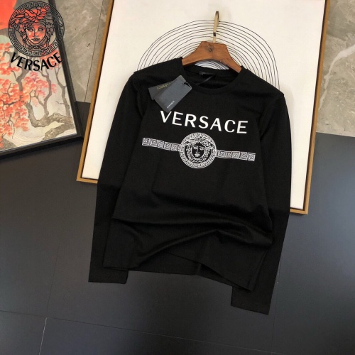 Versace T-Shirts Long Sleeved For Men #905058 $34.00 USD, Wholesale Replica Versace T-Shirts