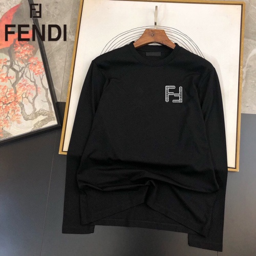 Fendi T-Shirts Long Sleeved For Men #905060 $34.00 USD, Wholesale Replica Fendi T-Shirts