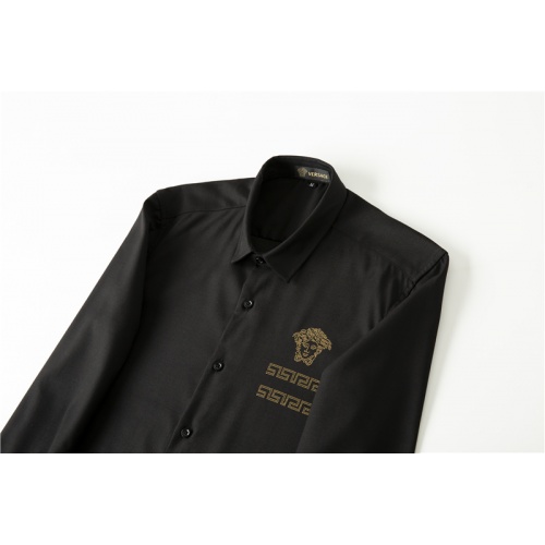 Replica Versace Shirts Long Sleeved For Men #905695 $39.00 USD for Wholesale
