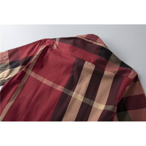 Replica Burberry Shirts Short Sleeved For Men #905696 $33.00 USD for Wholesale