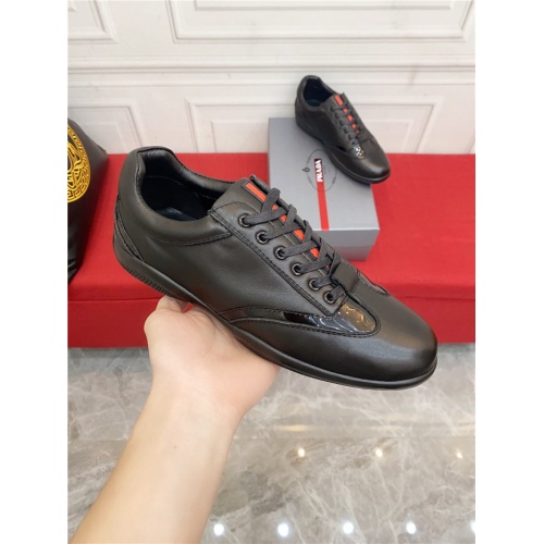 Replica Prada Casual Shoes For Men #905981 $85.00 USD for Wholesale