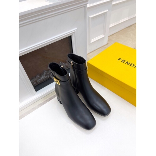 Replica Fendi Fashion Boots For Women #906097 $98.00 USD for Wholesale