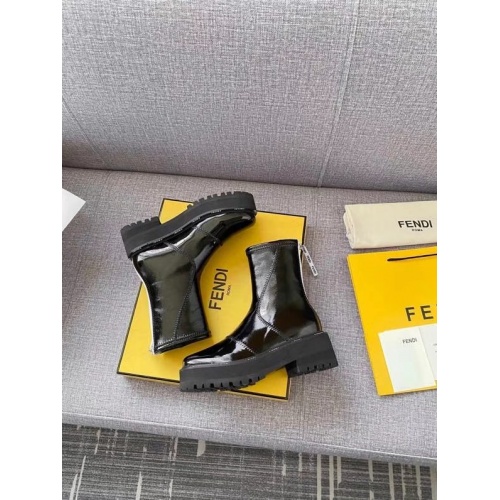 Replica Fendi Fashion Boots For Women #906099 $100.00 USD for Wholesale