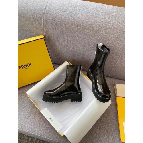 Replica Fendi Fashion Boots For Women #906099 $100.00 USD for Wholesale