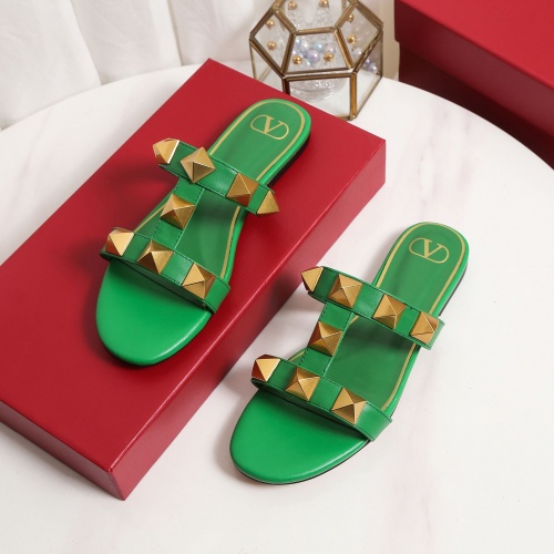 Replica Valentino Slippers For Women #906148 $64.00 USD for Wholesale