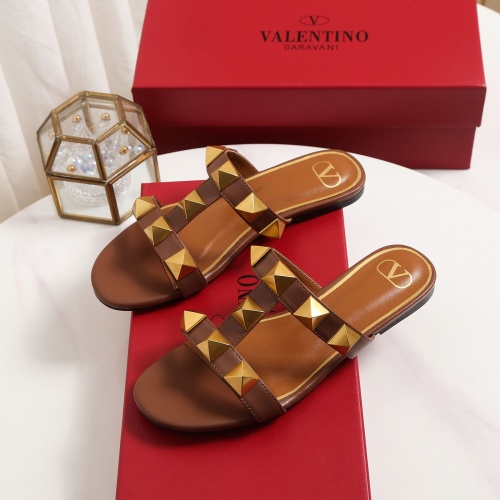 Valentino Slippers For Women #906149 $64.00 USD, Wholesale Replica Valentino Slippers