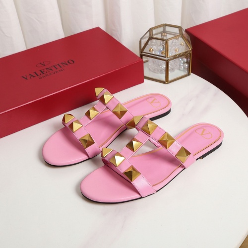 Valentino Slippers For Women #906152 $64.00 USD, Wholesale Replica Valentino Slippers