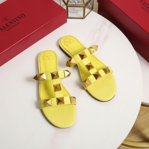 Replica Valentino Slippers For Women #906153 $64.00 USD for Wholesale