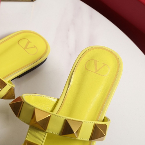 Replica Valentino Slippers For Women #906153 $64.00 USD for Wholesale