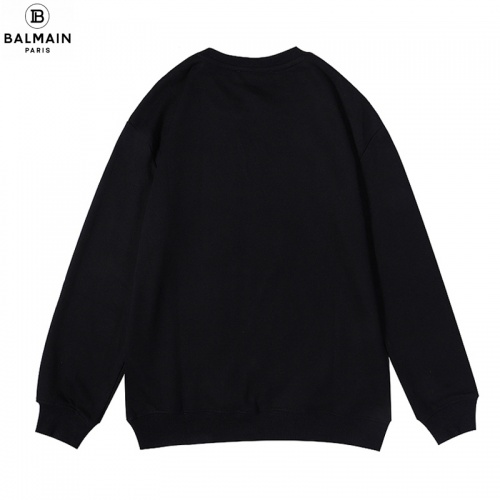 Replica Balmain Hoodies Long Sleeved For Men #906182 $39.00 USD for Wholesale