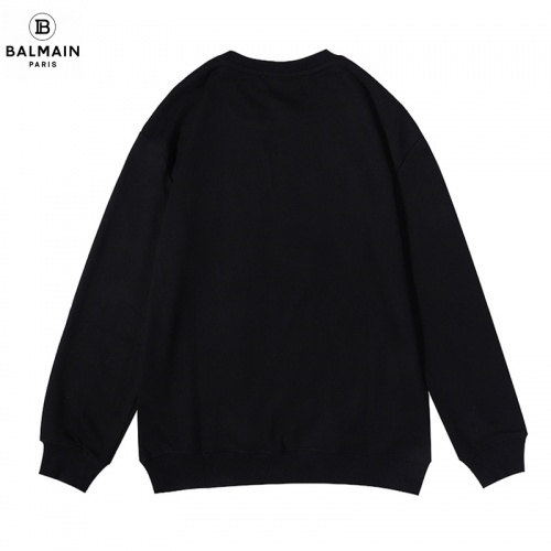 Replica Balmain Hoodies Long Sleeved For Men #906185 $40.00 USD for Wholesale