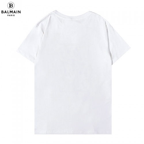 Replica Balmain T-Shirts Short Sleeved For Men #906225 $27.00 USD for Wholesale