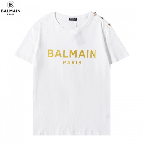 Balmain T-Shirts Short Sleeved For Men #906226 $27.00 USD, Wholesale Replica Balmain T-Shirts