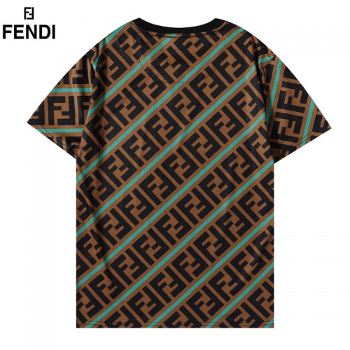 Replica Fendi T-Shirts Short Sleeved For Men #906231 $29.00 USD for Wholesale