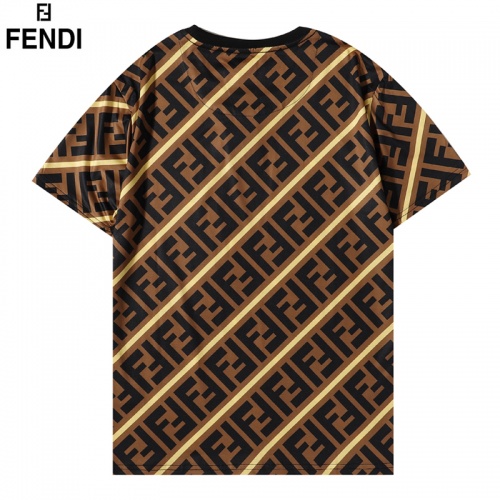 Replica Fendi T-Shirts Short Sleeved For Men #906235 $29.00 USD for Wholesale