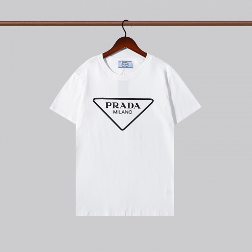 Prada T-Shirts Short Sleeved For Men #906240 $27.00 USD, Wholesale Replica Prada T-Shirts