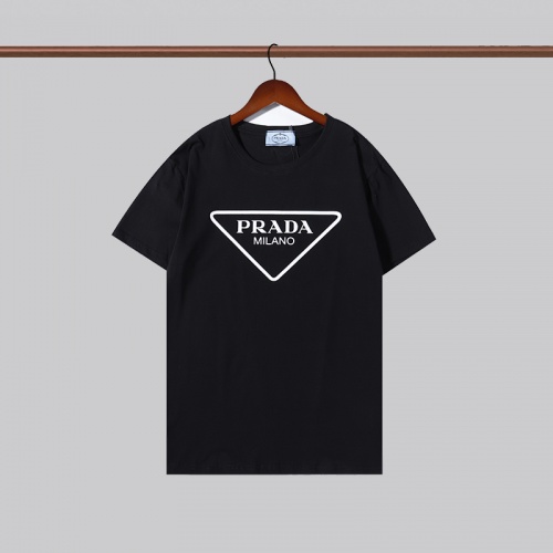 Prada T-Shirts Short Sleeved For Men #906241 $27.00 USD, Wholesale Replica Prada T-Shirts