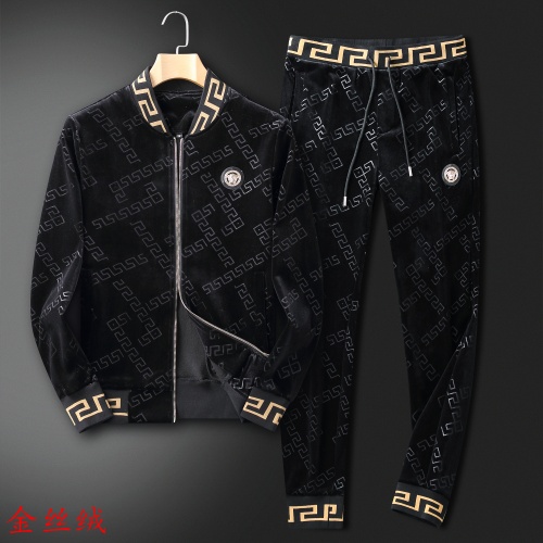 Versace Tracksuits Long Sleeved For Men #906306 $98.00 USD, Wholesale Replica Versace Tracksuits