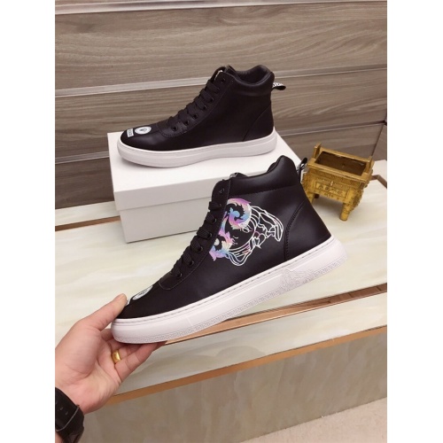 Replica Versace High Tops Shoes For Men #906438 $82.00 USD for Wholesale