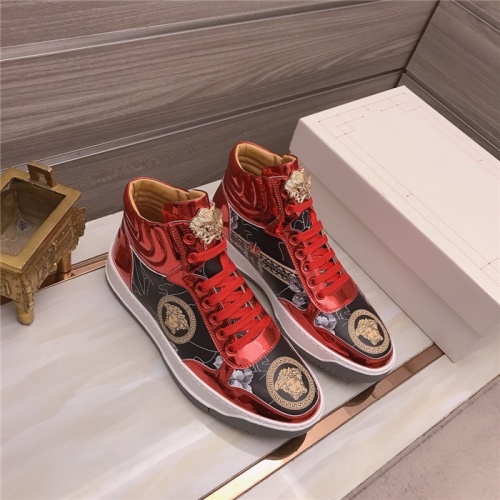 Versace High Tops Shoes For Men #906440