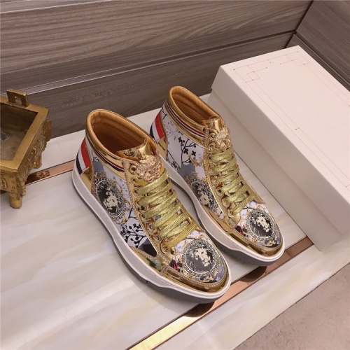 Versace High Tops Shoes For Men #906446