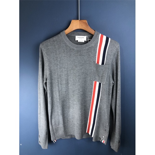 Thom Browne TB Sweaters Long Sleeved For Men #906591 $48.00 USD, Wholesale Replica Thom Browne TB Sweaters