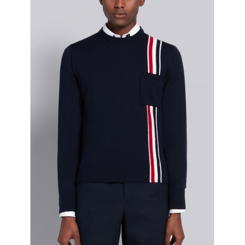 Thom Browne TB Sweaters Long Sleeved For Men #906592 $48.00 USD, Wholesale Replica Thom Browne TB Sweaters