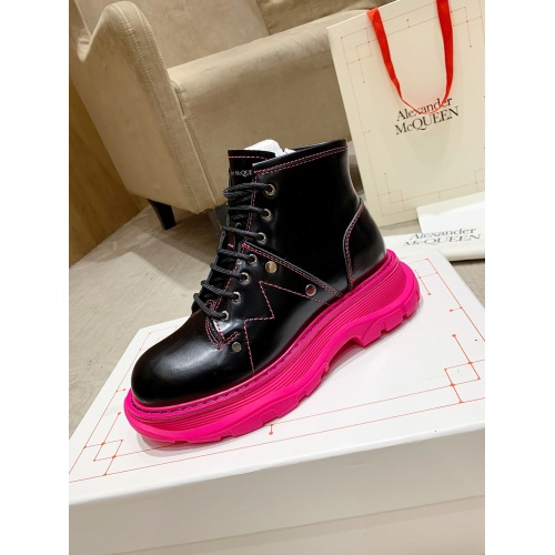 Replica Alexander McQueen Boots For Women #906623 $88.00 USD for Wholesale