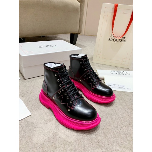 Replica Alexander McQueen Boots For Women #906623 $88.00 USD for Wholesale