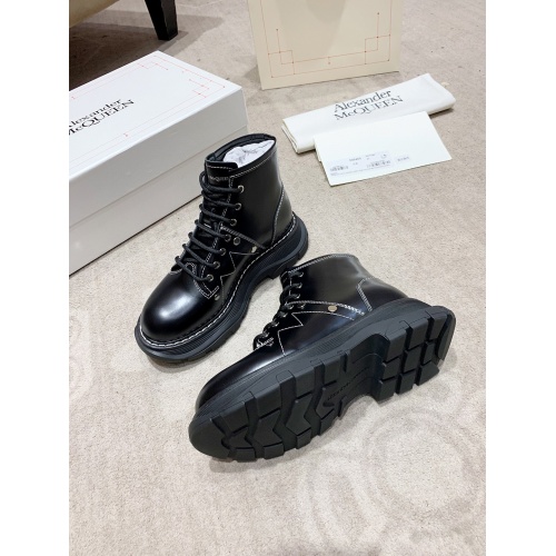 Replica Alexander McQueen Boots For Women #906625 $88.00 USD for Wholesale