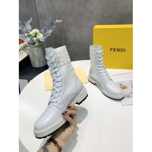Replica Fendi Fashion Boots For Women #906628 $96.00 USD for Wholesale