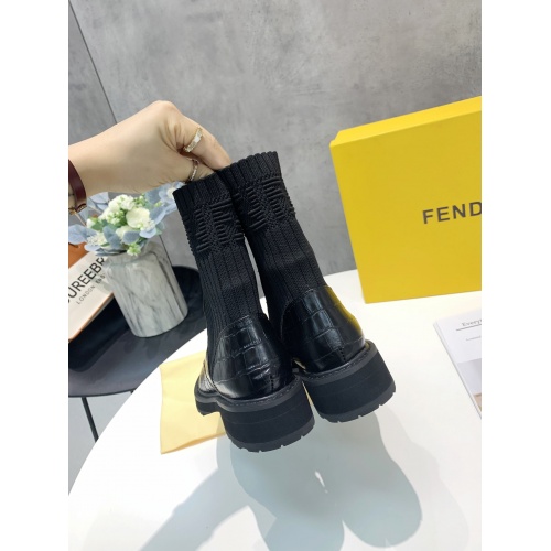 Replica Fendi Fashion Boots For Women #906629 $96.00 USD for Wholesale