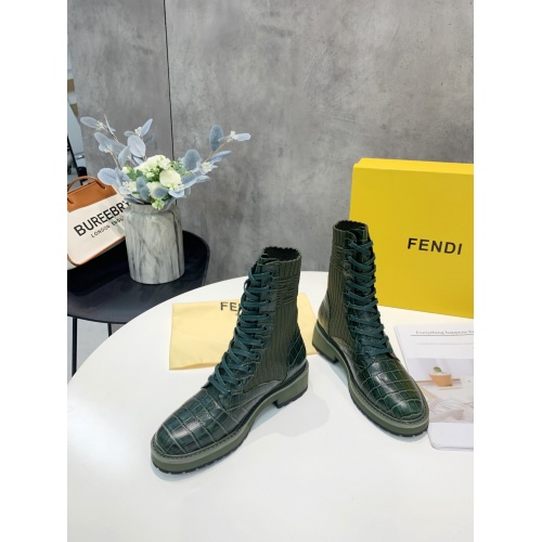 Replica Fendi Fashion Boots For Women #906630 $96.00 USD for Wholesale