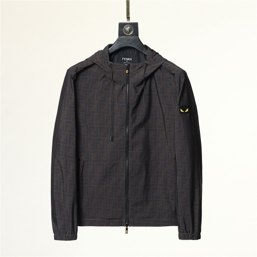 Fendi Jackets Long Sleeved For Men #906718 $80.00 USD, Wholesale Replica Fendi Jackets