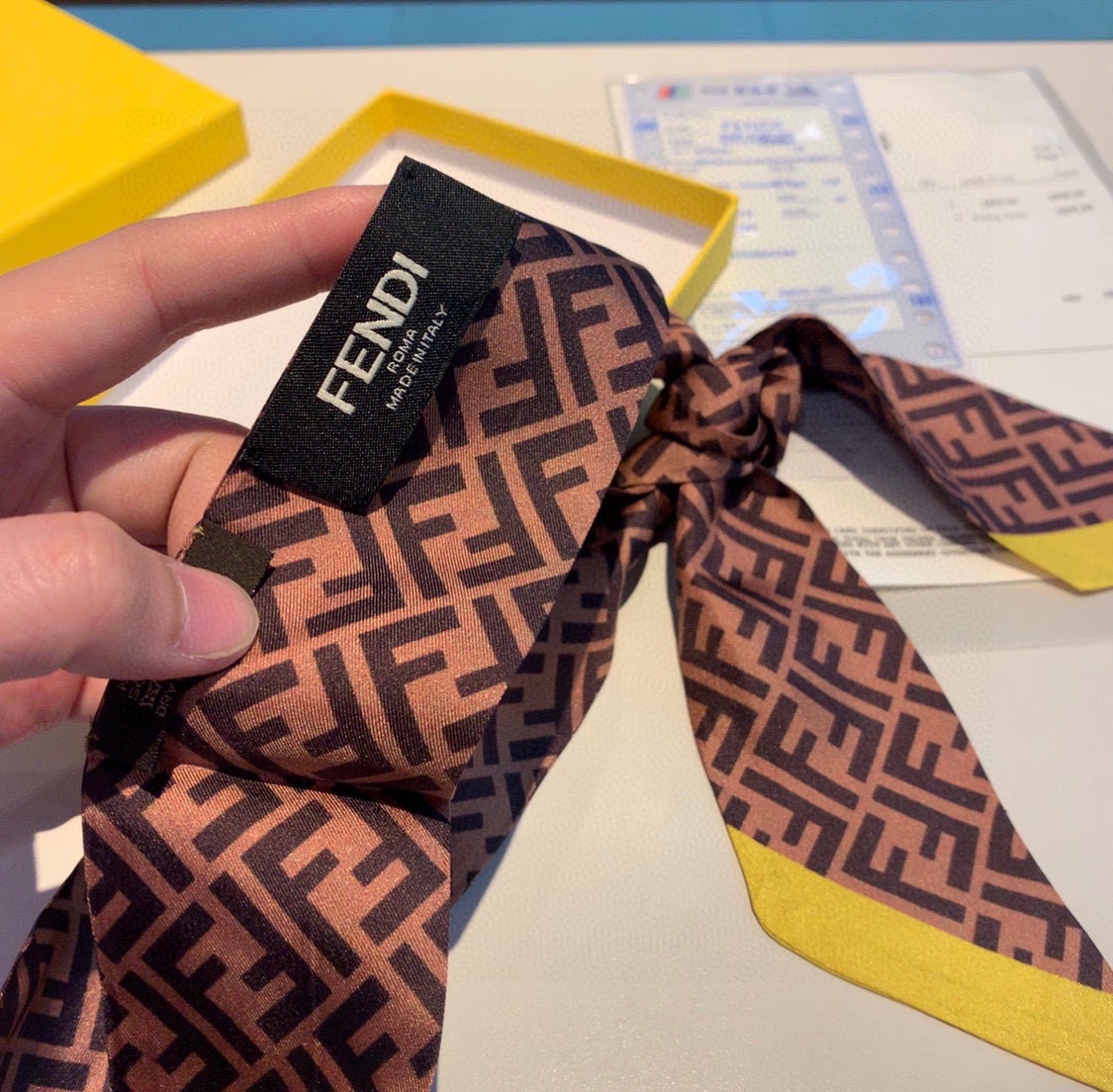 fendi square scarf