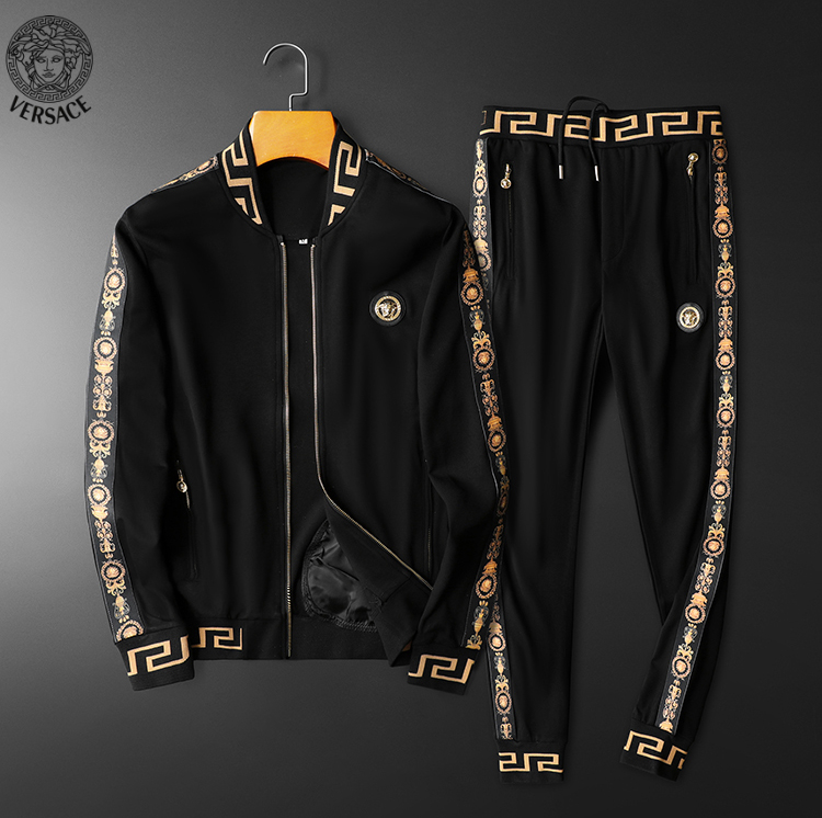 Белый спортивный мужской костюм Versace