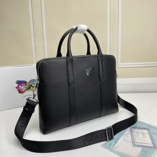 Replica Prada AAA Man Handbags #907042 $160.00 USD for Wholesale