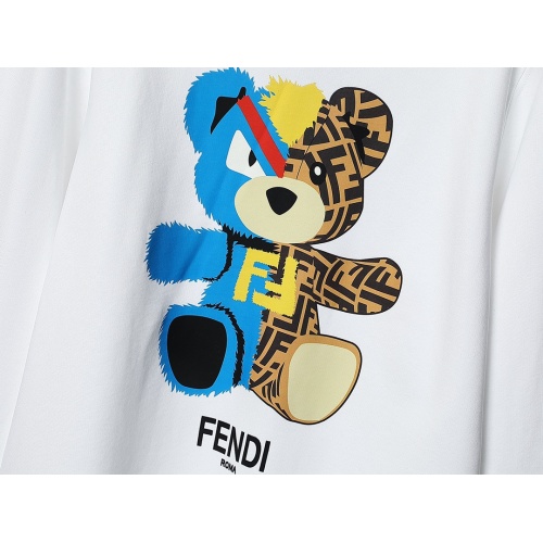 Replica Fendi Hoodies Long Sleeved For Unisex #907198 $56.00 USD for Wholesale