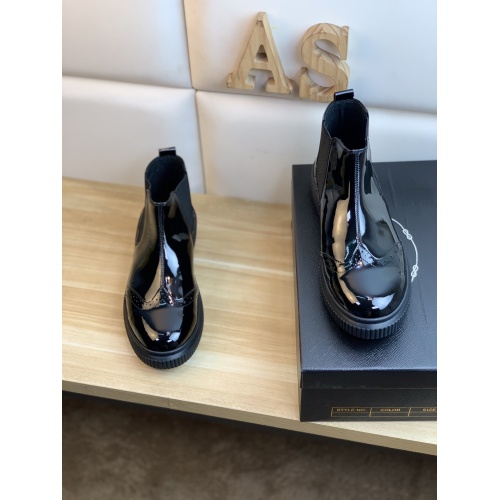 Replica Prada High Tops Shoes For Men #907365 $80.00 USD for Wholesale