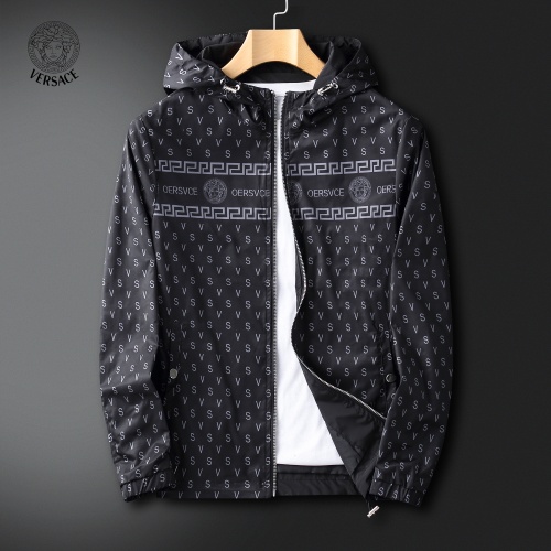Versace Jackets Long Sleeved For Men #907380 $60.00 USD, Wholesale Replica Versace Jackets