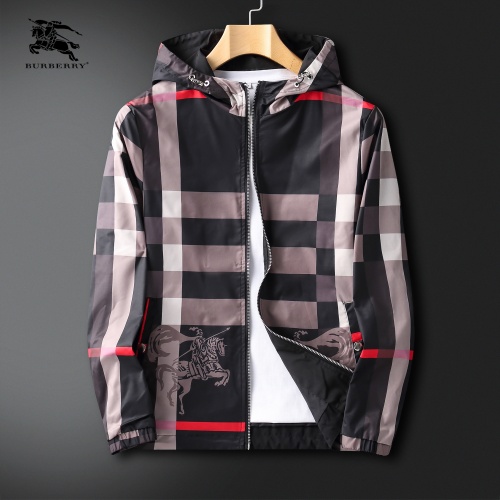 Burberry Jackets Long Sleeved For Men #907385 $60.00 USD, Wholesale Replica Burberry Jackets