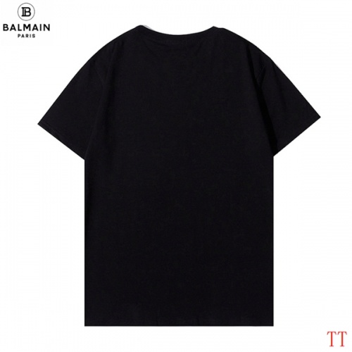 Replica Balmain T-Shirts Short Sleeved For Men #907560 $27.00 USD for Wholesale