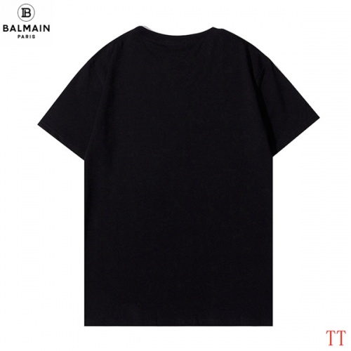 Replica Balmain T-Shirts Short Sleeved For Men #907561 $27.00 USD for Wholesale