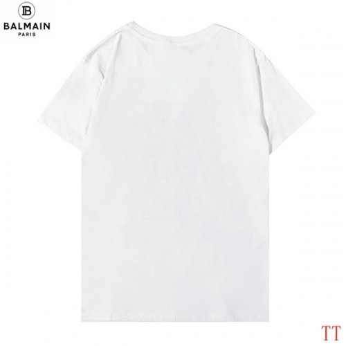 Replica Balmain T-Shirts Short Sleeved For Men #907564 $27.00 USD for Wholesale