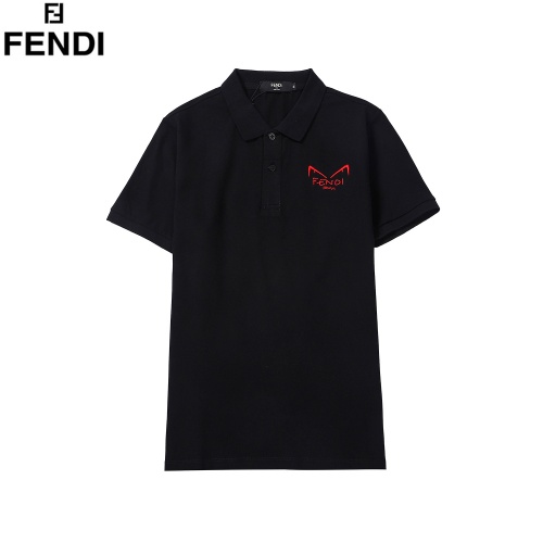 Fendi T-Shirts Short Sleeved For Men #907576 $38.00 USD, Wholesale Replica Fendi T-Shirts