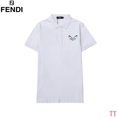 Fendi T-Shirts Short Sleeved For Men #907577 $38.00 USD, Wholesale Replica Fendi T-Shirts