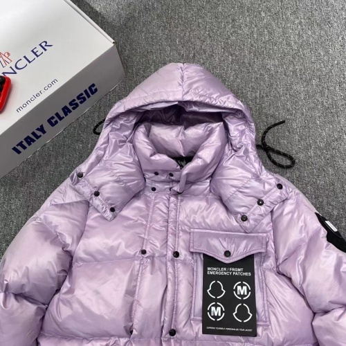 Replica Moncler Down Feather Coat Long Sleeved For Unisex #907649 $145.00 USD for Wholesale