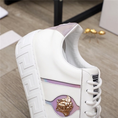 Replica Versace Casual Shoes For Men #907668 $98.00 USD for Wholesale