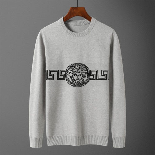 Versace Sweaters Long Sleeved For Men #907906 $52.00 USD, Wholesale Replica Versace Sweaters