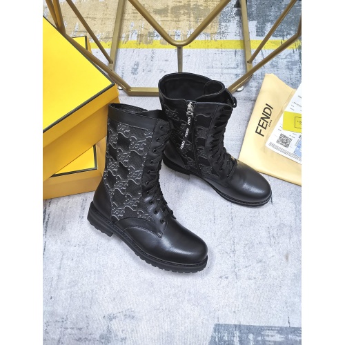 Fendi Fashion Boots For Women #907923 $102.00 USD, Wholesale Replica Fendi Fashion Boots